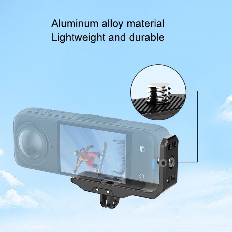 Quick Release Magnetic Bracket For Insta360 X4 / X3 - Horizontal & Vertical Shooting