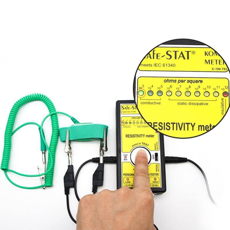 Anti-Static Wrist Strap With Tpr Elastic Material - 3M Length