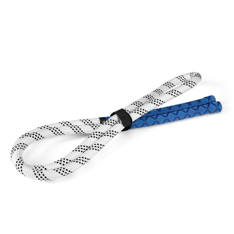 Golf Power Rope Swing For Rhythmic Training - Indoor / Outdoor Exerciser - White Blue