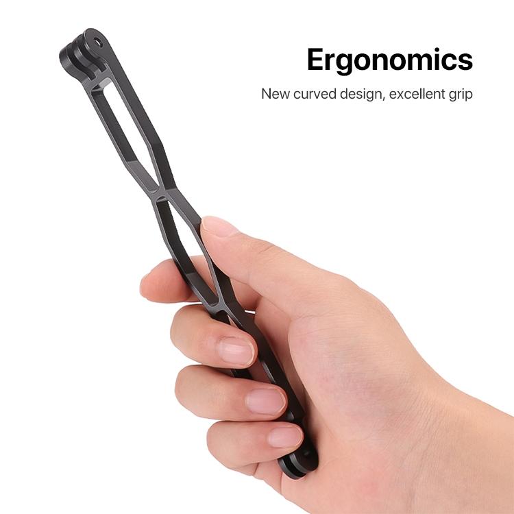 Aluminum Extension Arm With Hollow Grip - 20Cm - Black
