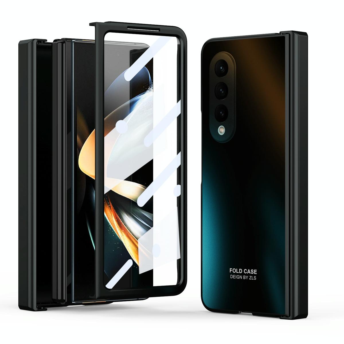 Foldable Electroplated 5g Case for Samsung Galaxy z Fold 4 - Green
