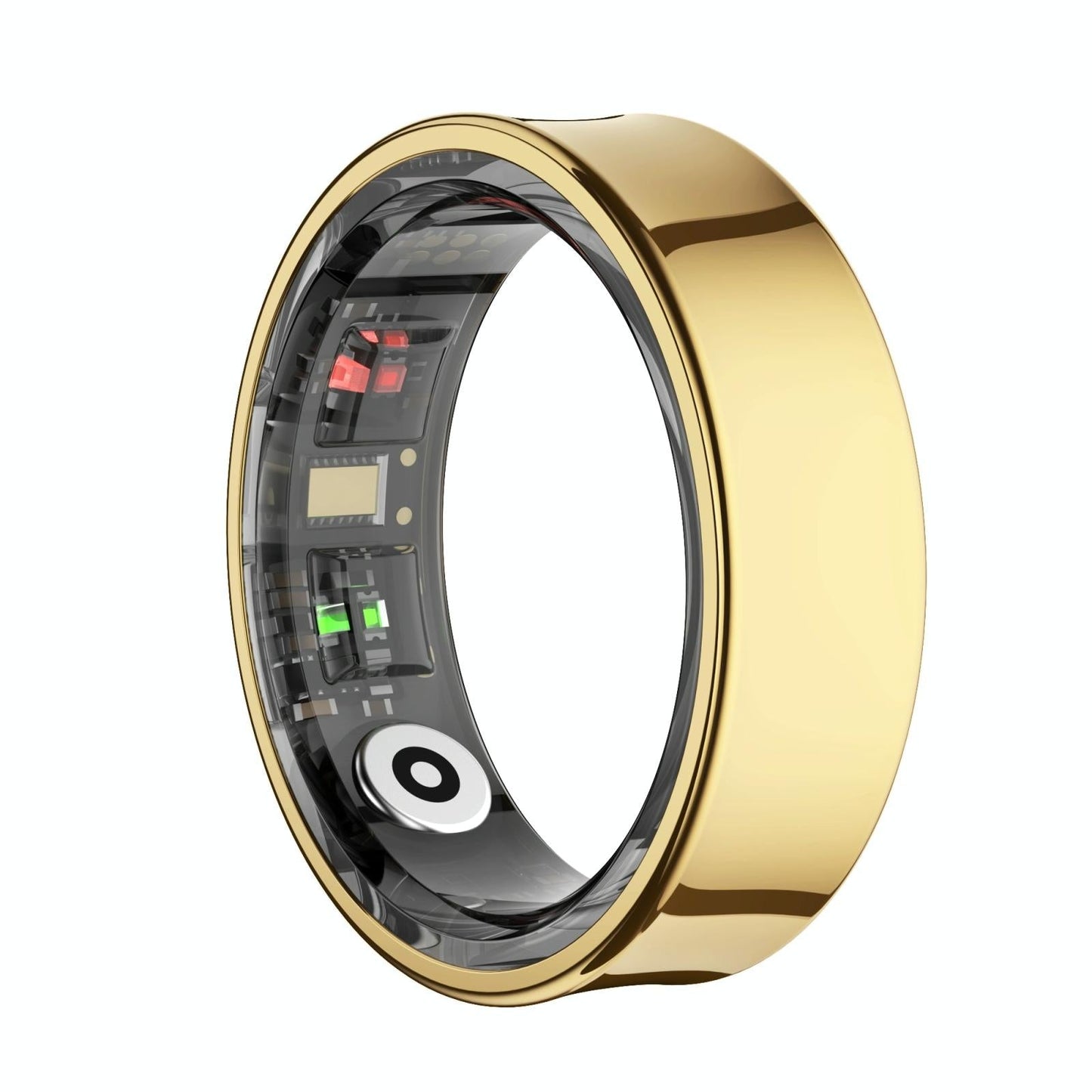 Smart Ring With Heart Rate Blood Oxygen Sleep Monitoring & Sports Modes - Size 13 - Black