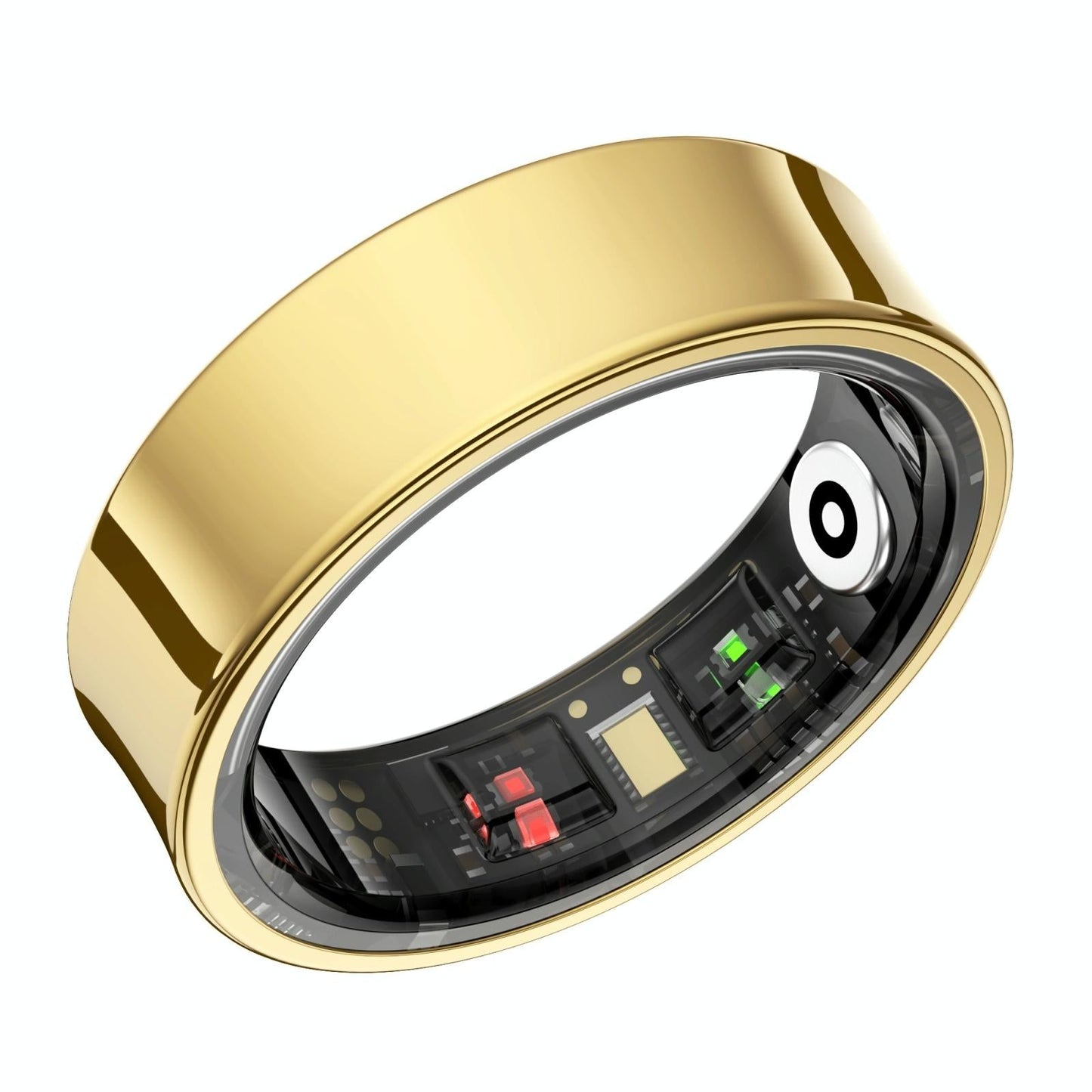 Smart Ring With Heart Rate Blood Oxygen Sleep Monitoring & Sports Modes - Size 13 - Black