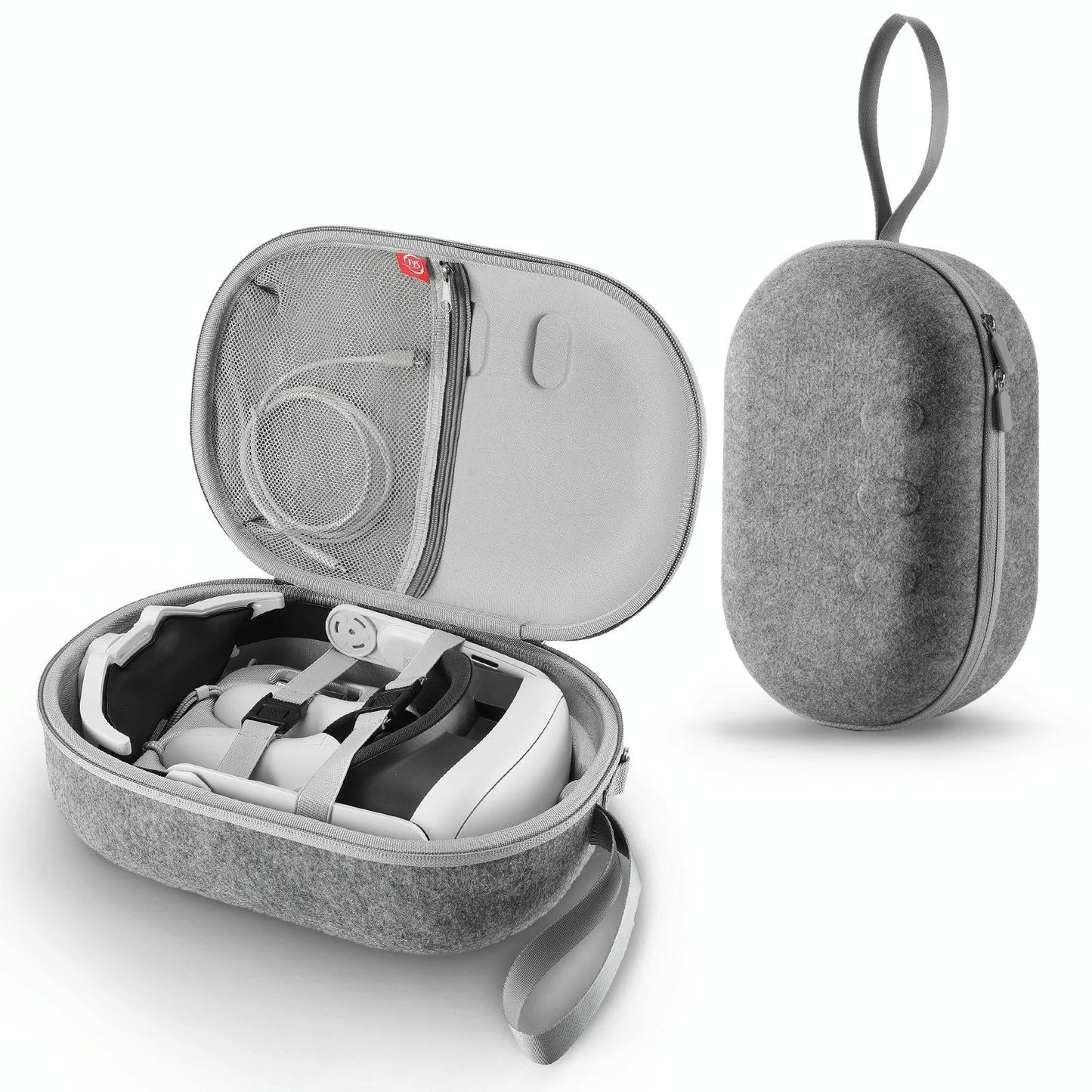 Protective Vr Storage Bag For Apple Vision Pro / Meta Quest 3 Glasses - Black