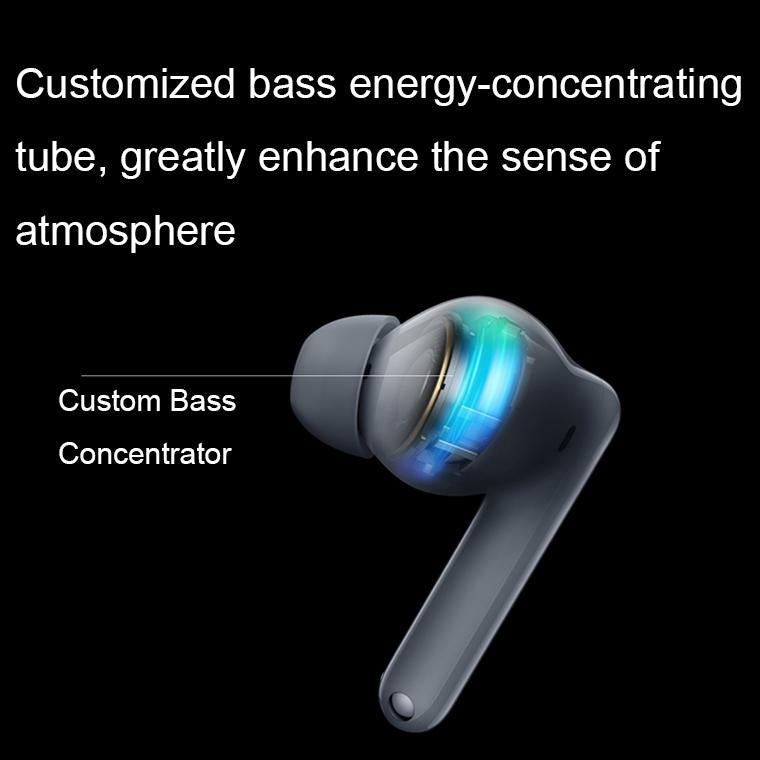 Wireless Active Noise-cancelling Earbuds for Music and Gaming - White