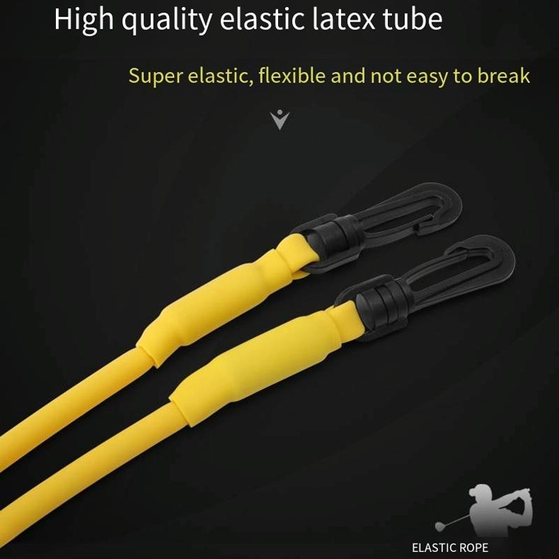 Swiping Force Golf Wave Elastic Rope Exerciser - Auxiliary For Improved Swing
