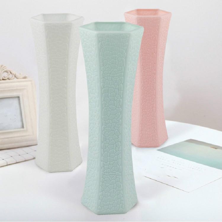 3-Piece Plastic Hydroponic Vase Set For Creative Home Decor - White