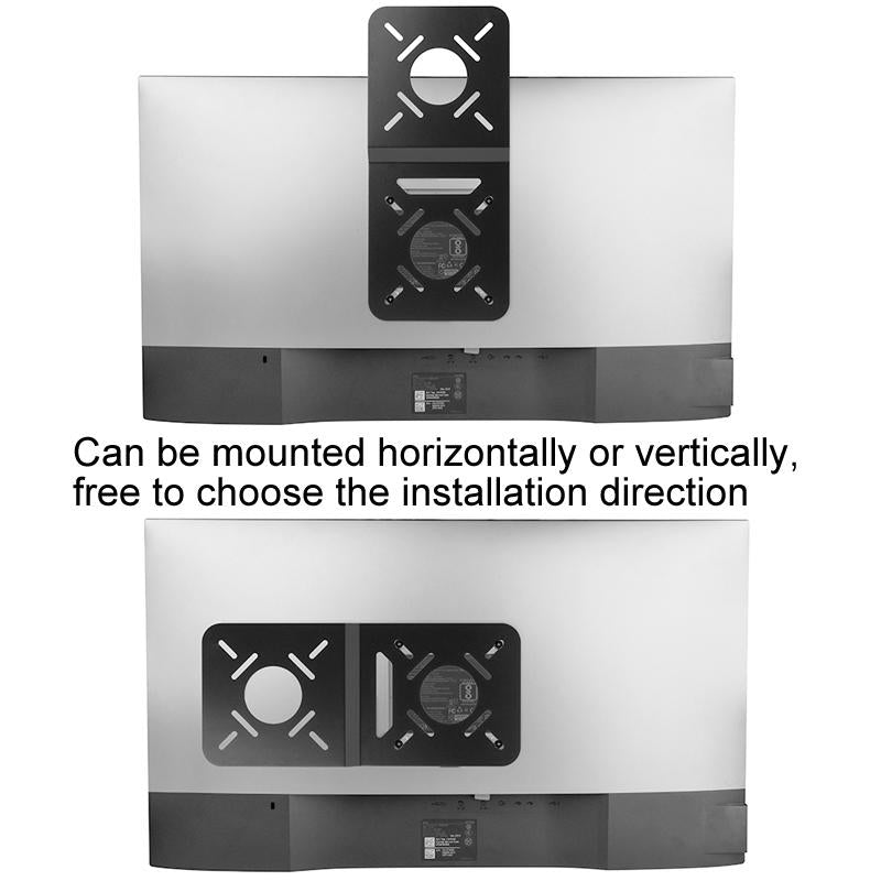 Universal Vesa Mount for Computer Monitor Router and Tablet - Black
