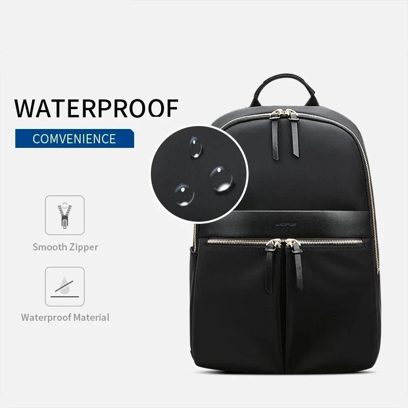 Waterproof 14-inch Laptop Backpack - Lightweight and Casual - Black