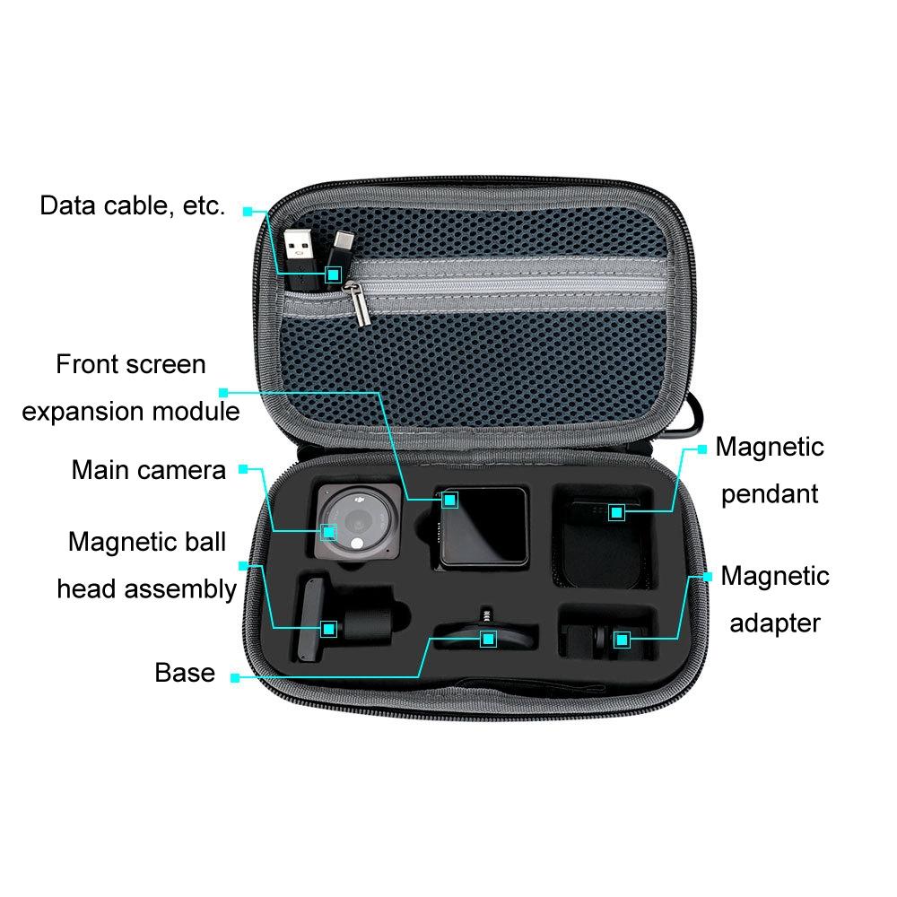 Durable Accessory Bag for Dji Action 2 Camera