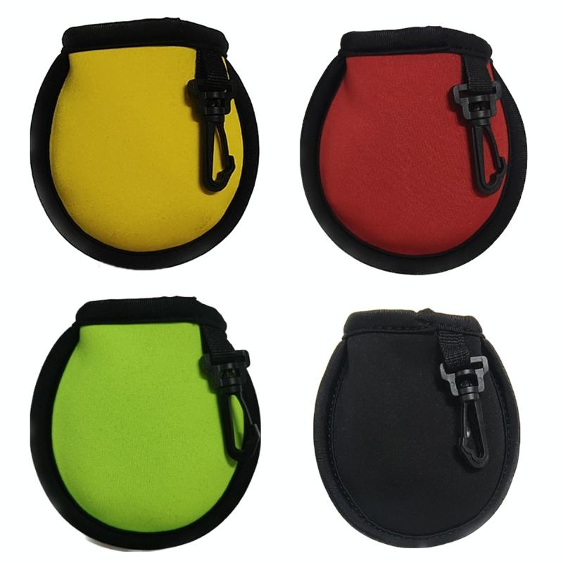 Hooked Neoprene Golf Ball Cover - Durable Protection - Black