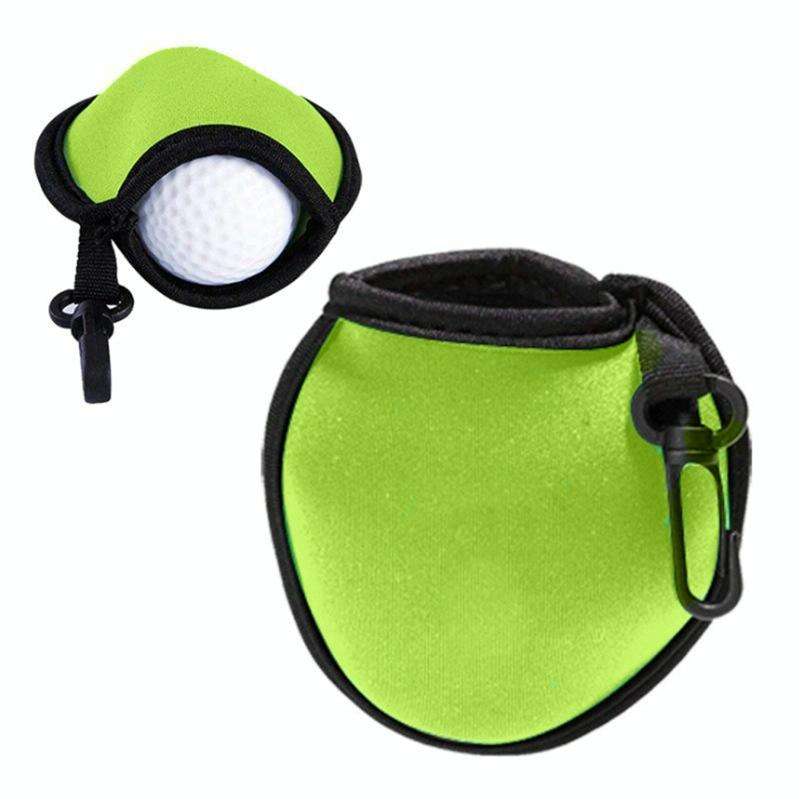 Hooked Neoprene Golf Ball Cover - Durable Protection - Black