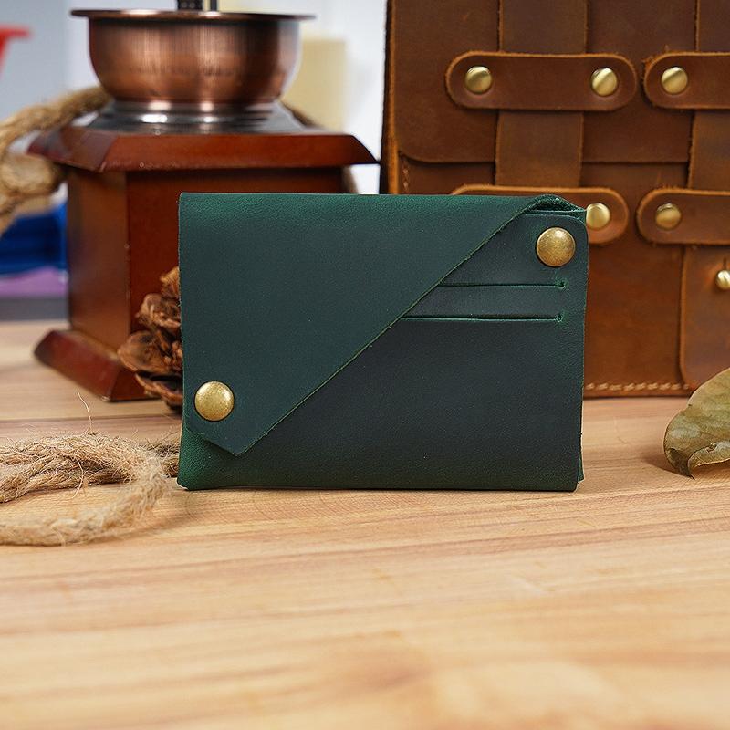 Leather Card Holder For Bank Cards Black - Black