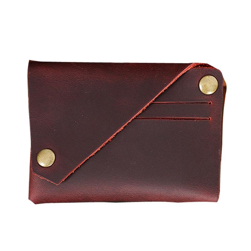 Leather Card Holder For Bank Cards Black - Black