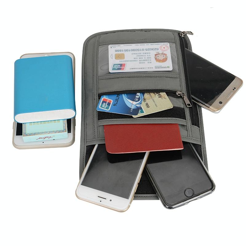 Rfid Passport Storage Bag Anti Theft Messenger - Green
