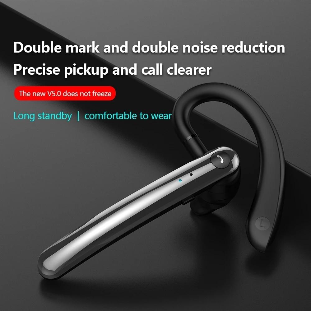 180 Degree Rotating Bluetooth 5.0 Wireless Earphones with Noise Cancellation and Mic