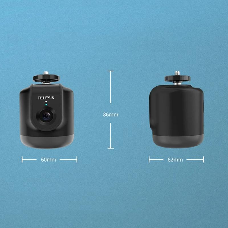 Intelligent 360 Degree Follow Gimbal Camera with Ai Face Recognition - Black
