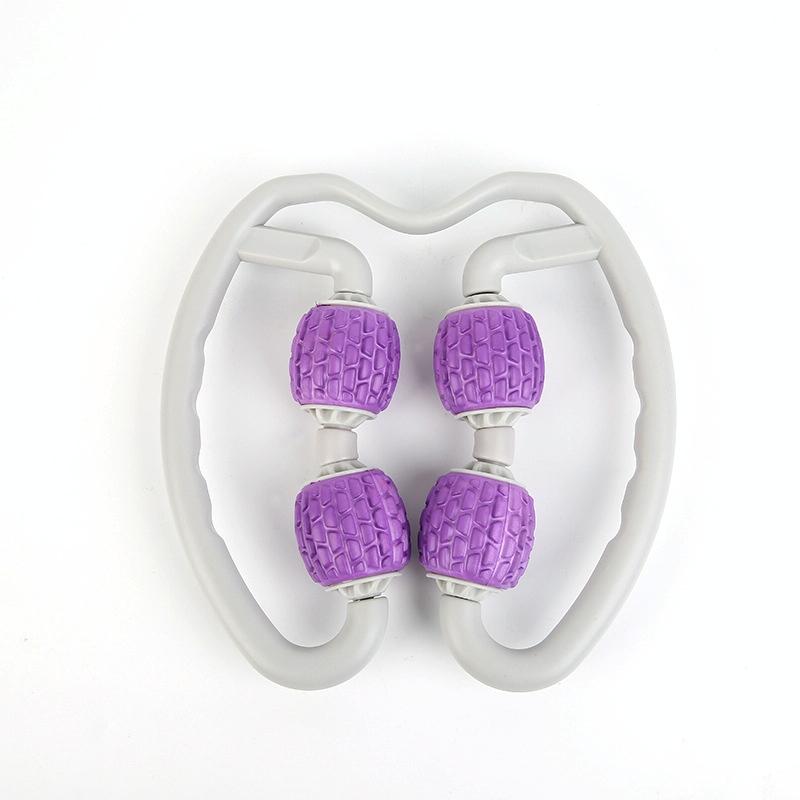 Soft Ring Leg Muscle Massage Roller - Pink