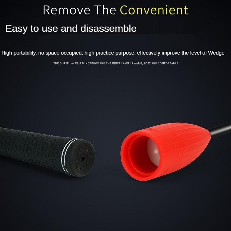 Improve Golf Swing With Wedge Trainer - Red