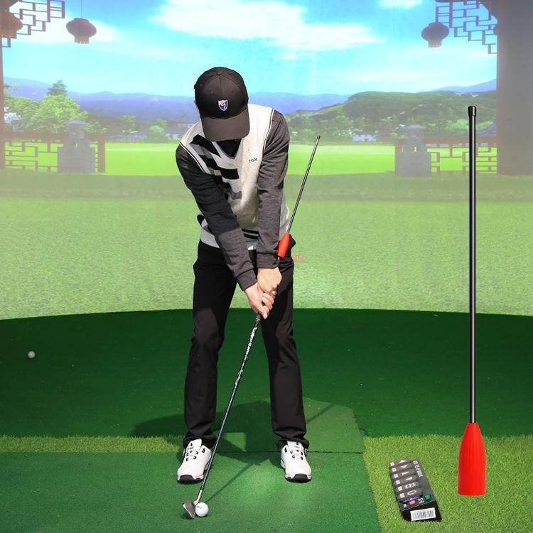 Improve Golf Swing With Wedge Trainer - Red