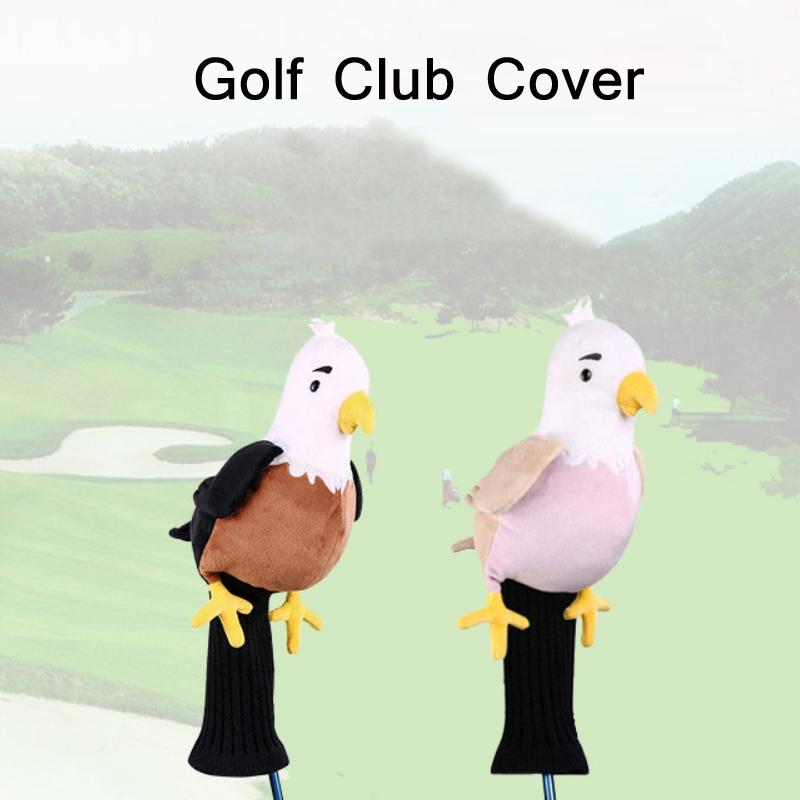 Adorable Plush Golf Club Cover For Animals - Brown