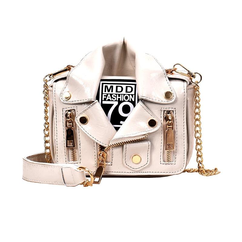 Stylish Pu Leather Shoulder Bag For Women - White