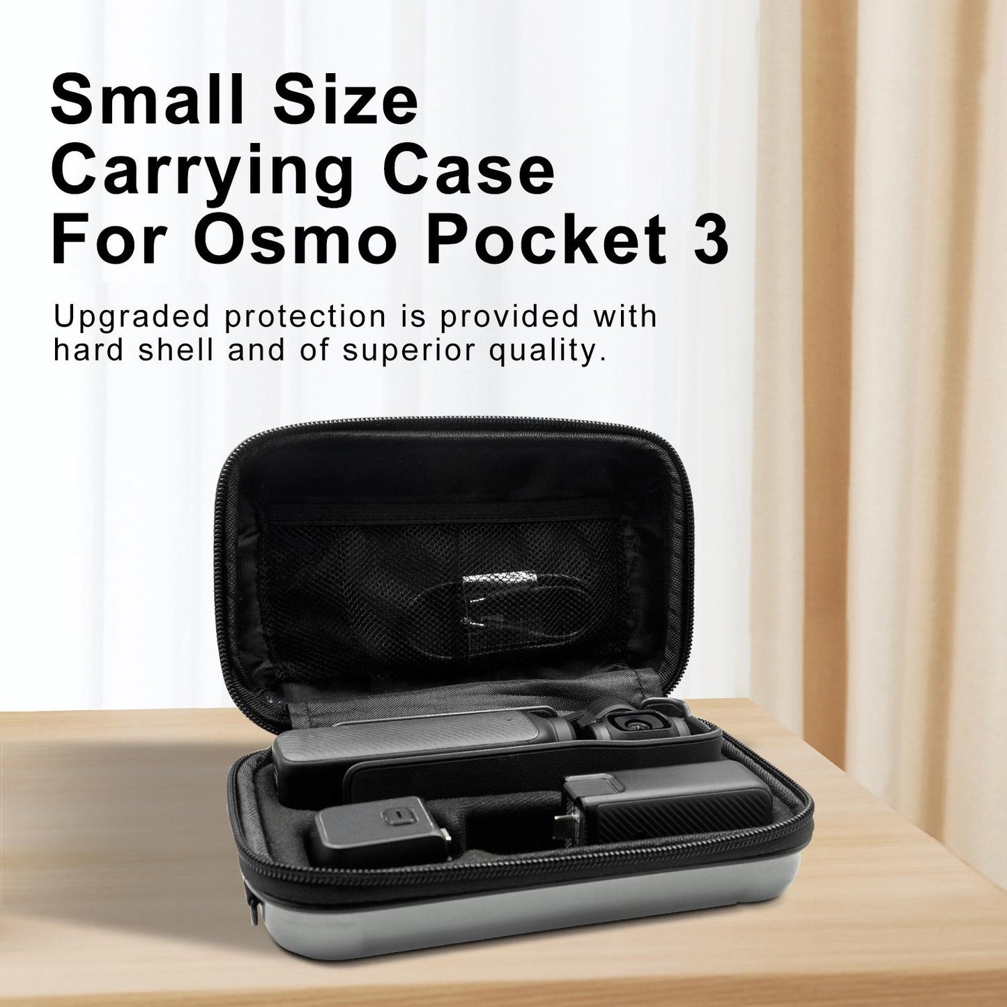 Small Organizer Bag for Sports Camera Accessories 18.5 x 11.5 x 6cm - Deep Gray