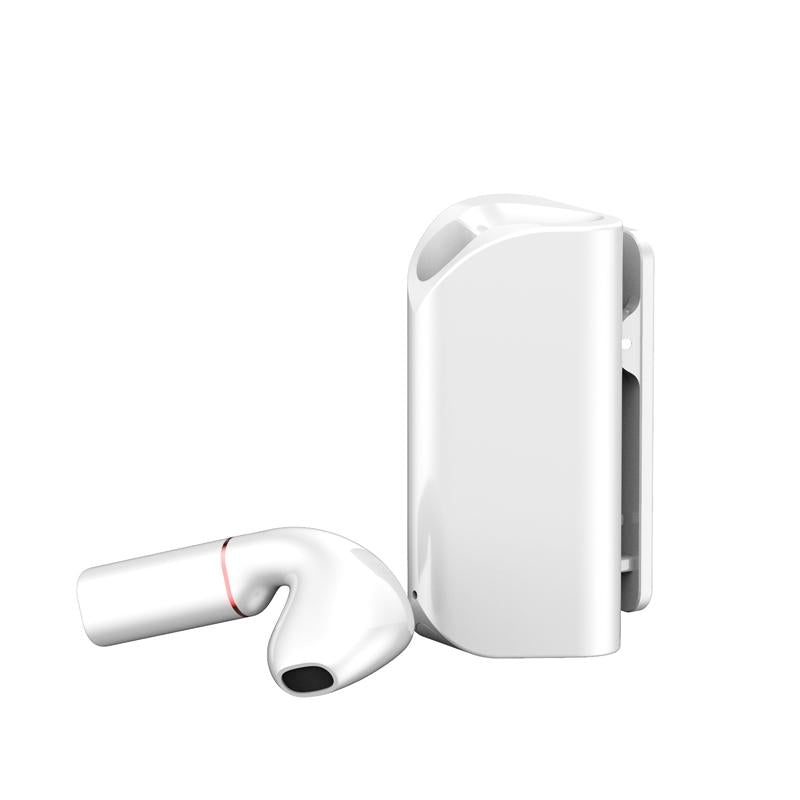 Mini Wireless Bluetooth Car Earphone with Mic - Business Driving - Black
