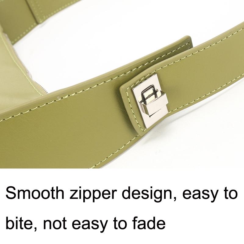 Vintage Semi Circular Underarm Bag White