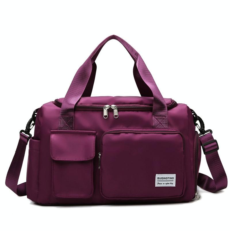Compact Waterproof Gym Bag For Travel - Size S - Light Grey