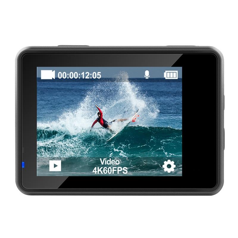 Outdoor Waterproof Dual Screen Wifi Sports Camera with Anti-shake Hd Video