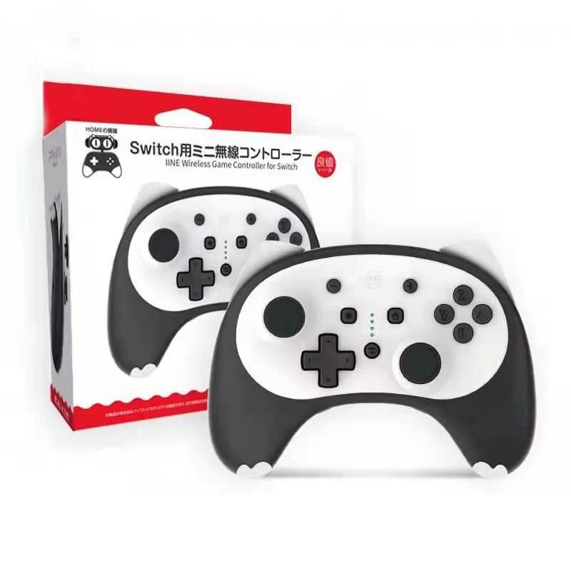 Cat Shaped Wireless Tooth Handle for Nintendo Switch - Blue