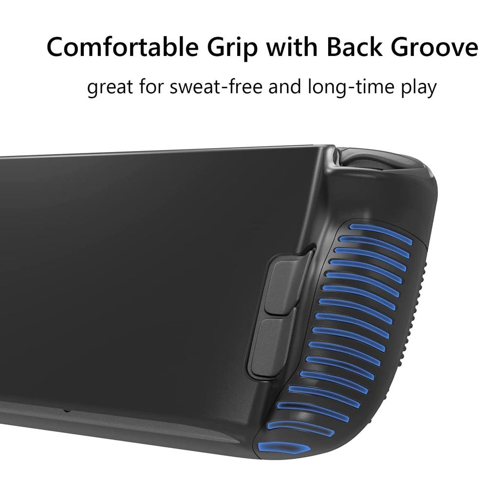 Anti-Slip Silicone Case For Steam Deck - Black