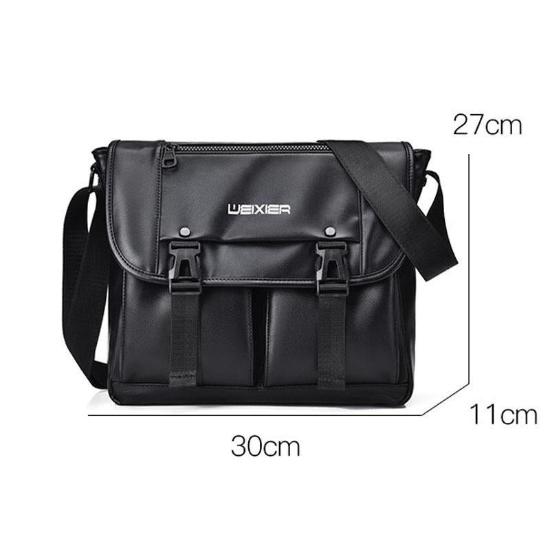 Large Capacity Business Messenger Bag For Men - Black