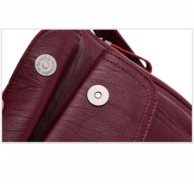 Stylish Leather Shoulder Bag For Summer - Black