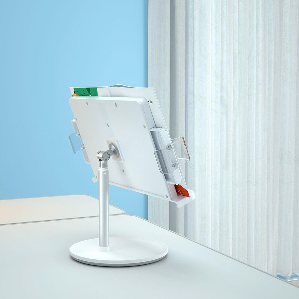 Stable Non-Slip Tablet Stand - White