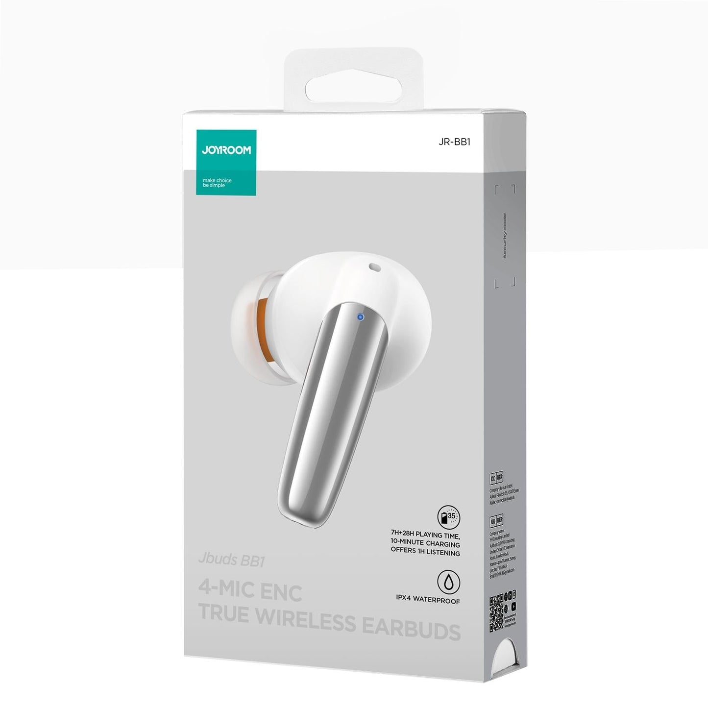 True Wireless Bluetooth Earphones - Jr-bb1 - Black
