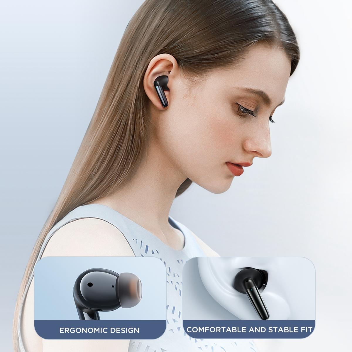 True Wireless Bluetooth Earphones - Jr-bb1 - Black