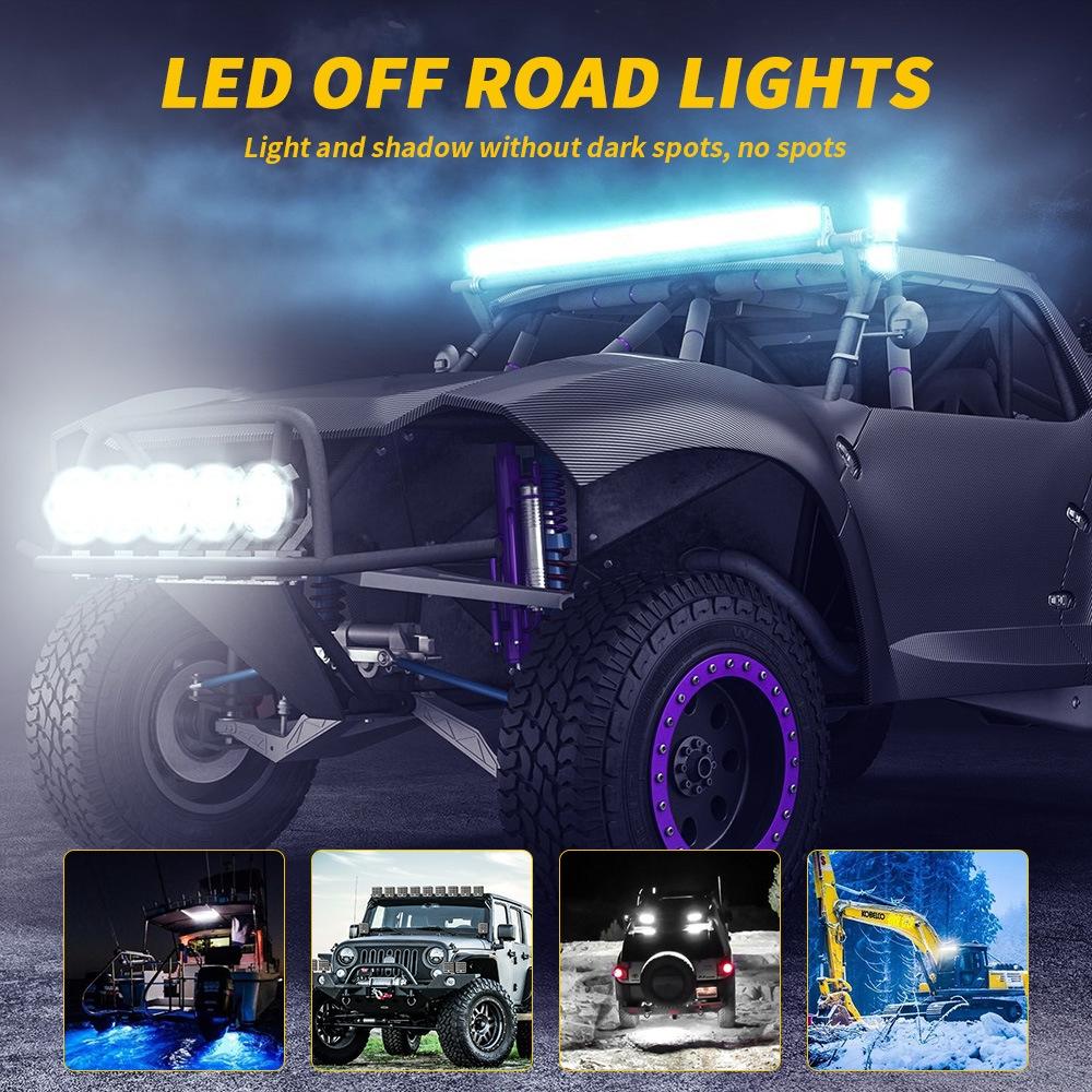 9 - 80V 18W 6000K 4 Inch Car 36Pcs Led Work Light White Light