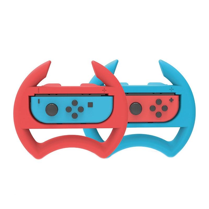 Red Nintendo Switch Steering Wheel for Gamepad