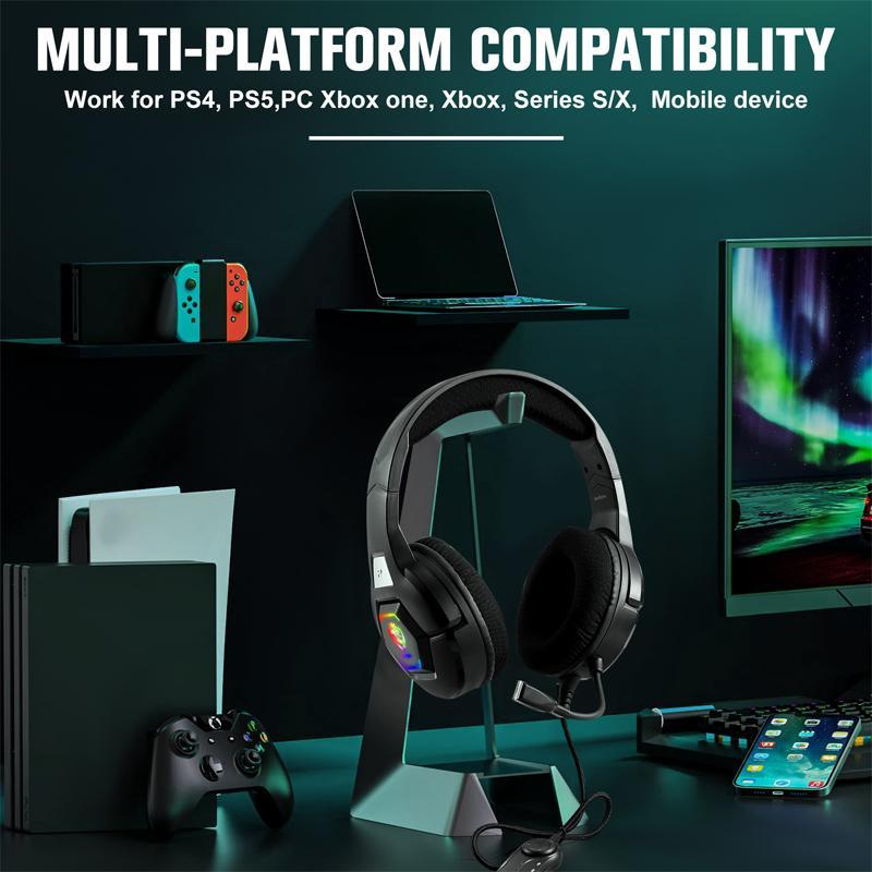 Omni-Directional Esports Headset 1.9M Length - Blac