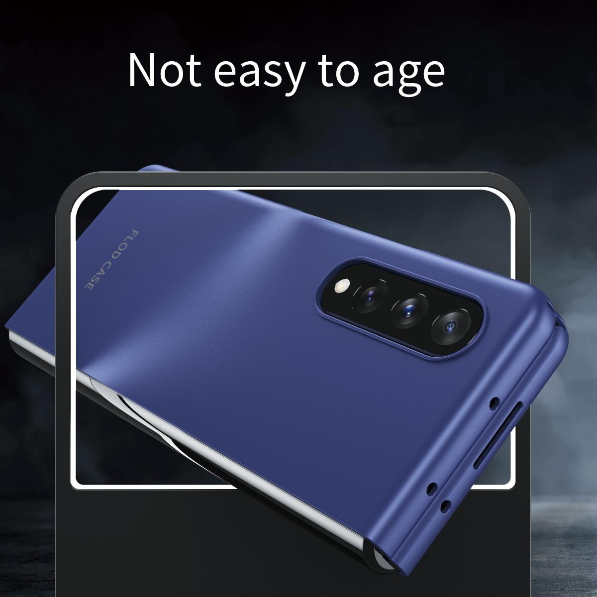 Foldable Shockproof Phone Case for Samsung Galaxy z Fold 4 / 5g - Blue