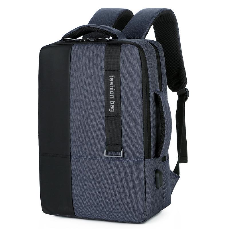 Large-Capacity Laptop Backpack With Usb Charging - Ideal For Business Commuters - Red