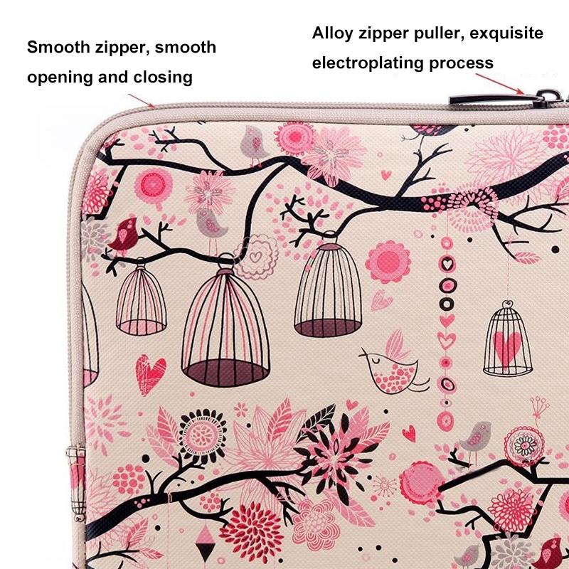 Universal Cartoon Tablet Sleeve Bag - Business Edition - Pink - For Amazon Kindle 6 Inch Vertical