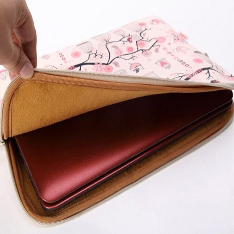 Universal Cartoon Tablet Sleeve Bag - Business Edition - Pink - For Amazon Kindle 6 Inch Vertical