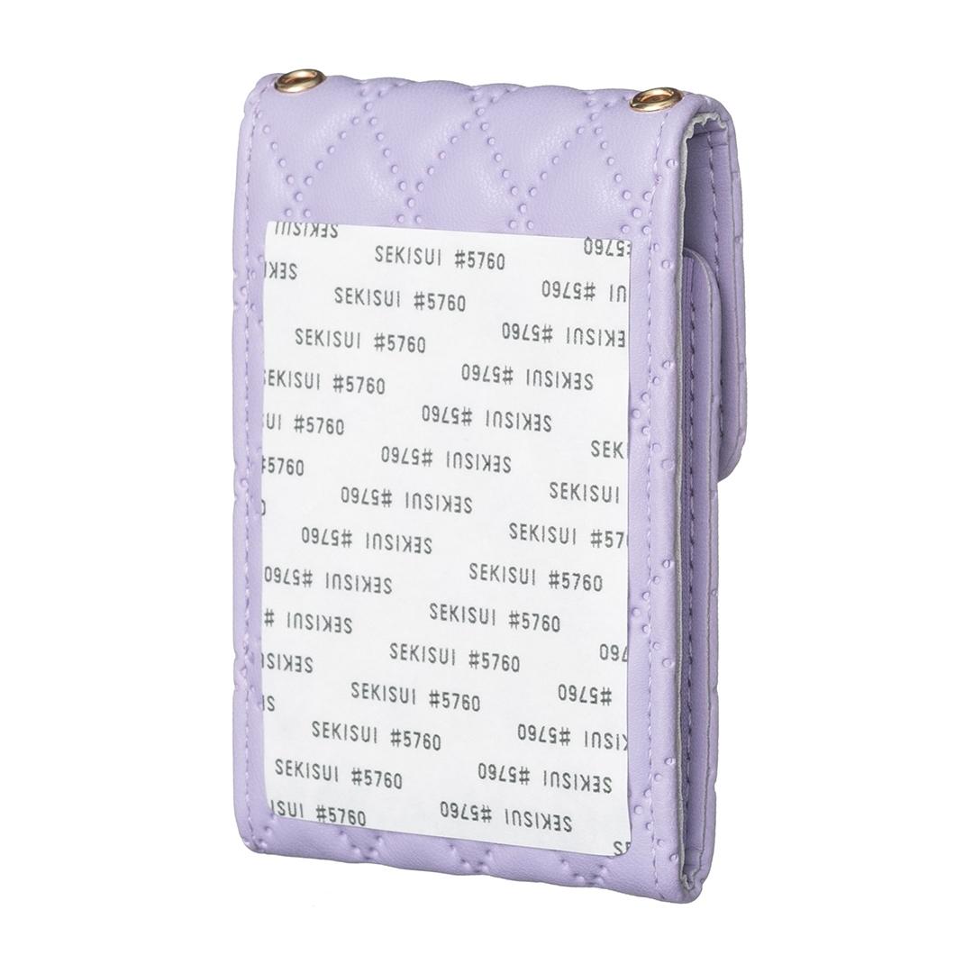 Vertical Card Bag For Mobile Phones Sticker - Dark Purple