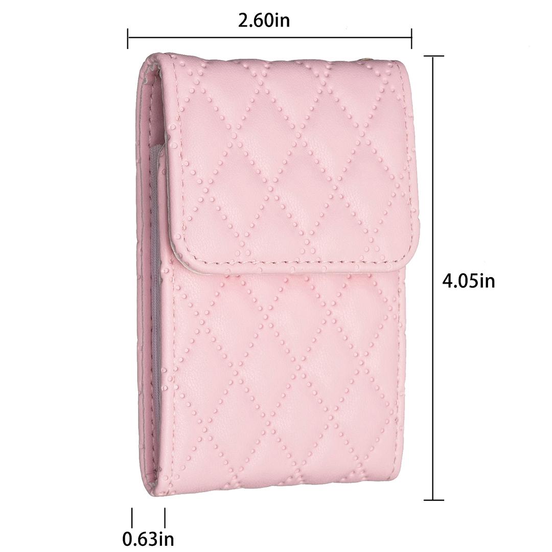 Vertical Card Bag For Mobile Phones Sticker - Dark Purple