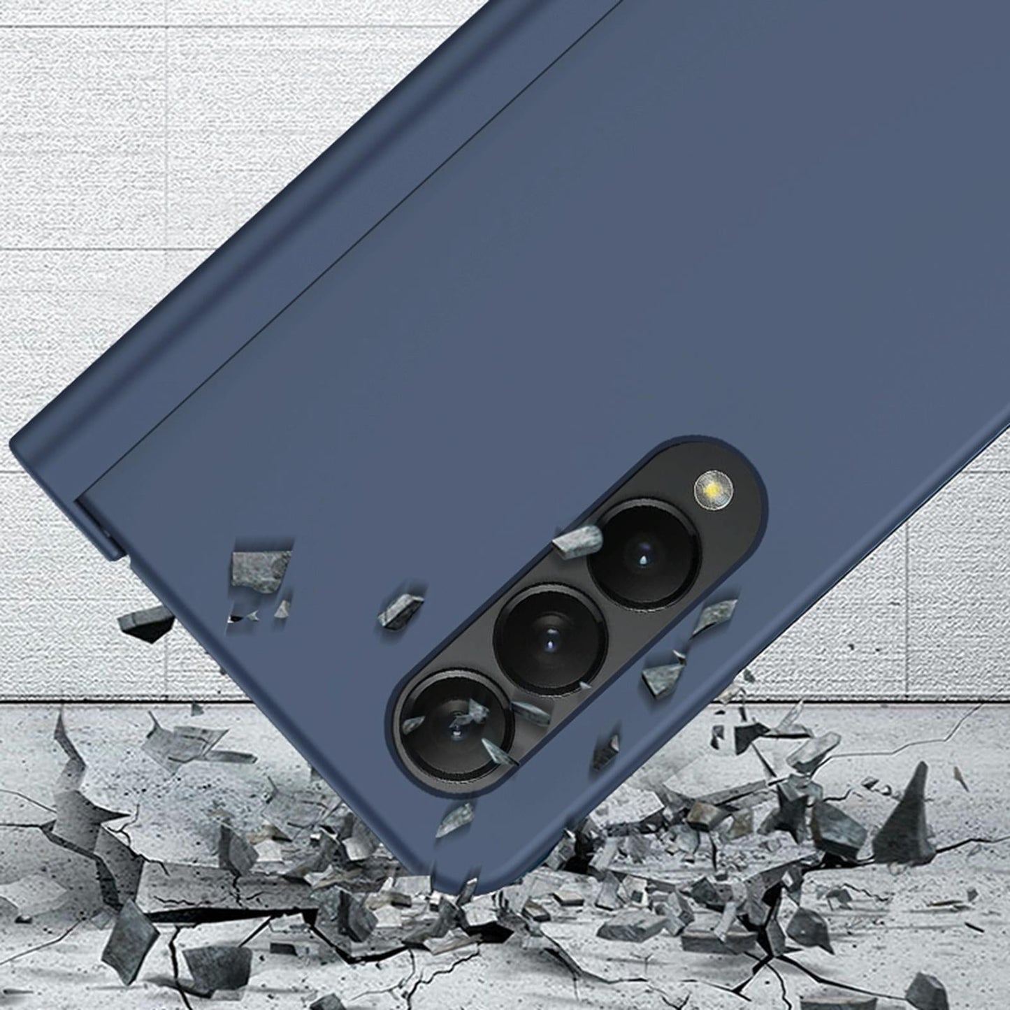 Integrated Shockproof Case for Samsung Galaxy z Fold 4 5g - Blue