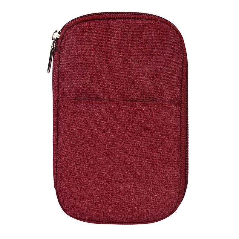 Multi Function Travel Storage Bag For Passports - Black