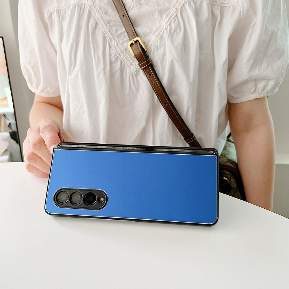 Aluminum Foldable Phone Case for Samsung Galaxy z Fold 4 - Red